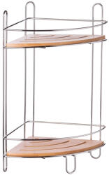 AdTrend Raft suspendabil 2 polite metal bambus 26 x 20 x 36, 5 cm (63662) Raft