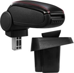  Cotieră pentru Suzuki SX4 1 (06.2006-) negru piele ecologica cu cusatura rosie () (AVR-SKS40720-N2R)