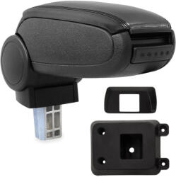  Cotieră pentru Nissan Tiida (05.2004-12.2013) negru piele ecologica () (AVR-NSTD0520-N2)