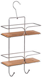 AdTrend Raft suspendabil 2 polite metal bambus 26 x 11, 5 x 34 cm (63667) Raft