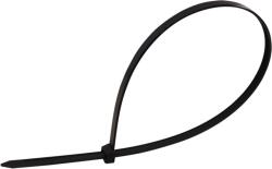 TRACON Normál kábelkötegelő, fekete 200x4, 8 (191PR)