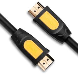 UGREEN Cablu video Ugreen, „HD101 HDMI (T) la HDMI (T), rezolutie maxima 4K UHD (3840 x 2160) la 60 Hz, round cable, conectori auriti, 5m, negru