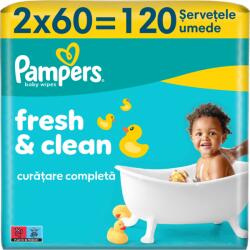 Pampers Servetele umede Fresh Clean, 160 bucati, Pampers