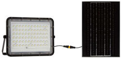 Rovision Reflector solar LED 15W 1200 lm 6400K IP65 negru pentru exterior (SKU-7825)