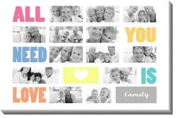 Empikfoto. ro Tablou, All you need is love, 80x60 cm - 21806