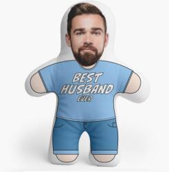 Empikfoto. ro Pernă 3D personalizată, catifea, Best husband ever, 46x33 cm - 124128