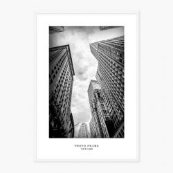 Empikfoto. ro Rama pentru poster FLORYDA AF, albă, 70x100 cm - 82215