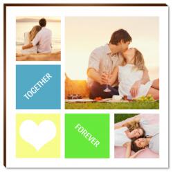 Empikfoto. ro Fotopanou, Together forever, 15x15 cm - empikfoto - 79,90 RON
