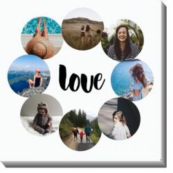 Empikfoto. ro Tablou, Colaj de familie, 30x30 cm - 50453