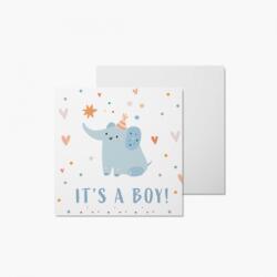 Empikfoto. ro Carduri foto Felicitare - It's a boy! , 14x14 cm - 62107
