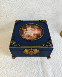 DecoVintage Caseta bijuterii -Royal (C761)