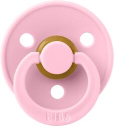 BIBS - Suzeta Colour Latex, tetina rotunda, 0 luni +-Baby Pink (100234C)