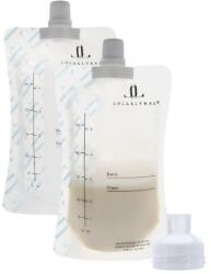 Lola&Lykke Pungi pentru Stocarea Laptelui Matern Lola&Lykke® (10 buc) cu Adaptor Inclus (TN-CJ-BMAD)