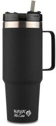 NAVA Cana termoizolanta calatorii Nava 900 ml negru (10-016-107)