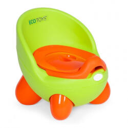 Ecotoys Olita pentru copii, insertie detasabila, picioare antiderapante Ecotoys PP112 - Verde (ed-EDIPP112GREEN) Olita