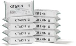 Kit and Kin Servetele Umede Biodegradabile Kit&Kin 600 buc, 60buc x 10pachete (KKBABYWIPESCASE)