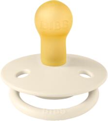 BIBS - Suzeta De Lux Latex, tetina rotunda, 0 luni +-Ivory (1110216C)