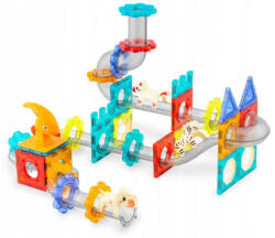 RicoKids Blocuri magnetice cu tobogan, 153 elemente, Dinozauri Ricokids RK-764 (ed-EDI776400) Jucarii de constructii magnetice