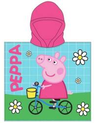 EPLUSM Poncho cu gluga Peppa Pig Bike Ride 55x110 cm EPLUSM EPMPP52461236 (cv-EPMPP52461236_Initiala)