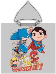 SunCity Poncho cu gluga Batman DC Heroes Unite 55x110 cm Fast Dry SunCity AMY988426 (cv-AMY988426_Gri)