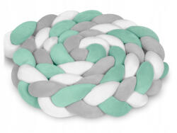 Ricokids Protectie laterala pentru patut, impletita, 2 m, Ricokids 722002 - Mint (ed-EDI722002)