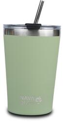 NAVA Cana termoizolanta cu pai Nava 450ml verde (10-262-112)