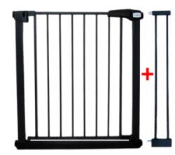 R-Sport Poarta de siguranta din metal 79-94 cm R-Sport S1 - Negru (ed-EDIJLB328-1NEGRU)