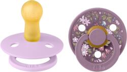 BIBS x LIBERTY - Set 2 suzete Colour Chamomile Lawn Latex, tetina rotunda, 6 luni+-Mauve/Violet Sky (12012101)