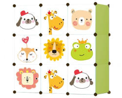 Ecotoys Raft modular cu 9 compartimente pentru camera copilului Ecotoys M14978_1 (ed-EDIM14978_1)