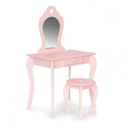 Ecotoys Masuta de toaleta pentru copii 43 x 65 x 110 cm Ecotoys FH-KF200011 - Roz (ed-EDIFH-KF200011-PINK)
