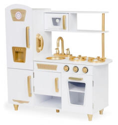 ECOTOYS Bucatarie mare din lemn pentru copii cu accesorii Ecotoys 7267 (ed-EDI7267) Bucatarie copii