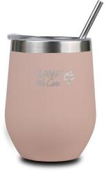 NAVA Cana termoizolanta cu pai Nava 360ml roz (10-262-100)