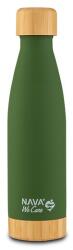 NAVA Sticla termoizolanta bambus calatorii Nava 500 ml verde (10-016-005)