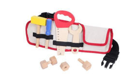 Eco Toys Centura cu unelte din lemn Ecotoys 1184 (ed-EDI1184) Set bricolaj copii