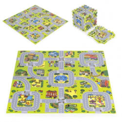 ECOTOYS Salteluta de joaca pentru copii 90.5 x 90.5 x 1 cm ECOEVA018 - Orasel (ed-EDIECOEVA018)