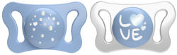Chicco Suzeta Chicco PhysioForma Micro, 2 bucati, blue, 0-2luni (75126-7_BLUE)
