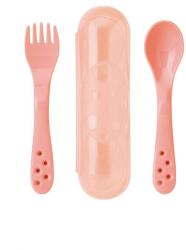 Saro Baby Set Tacamuri Copii cu Suport de Depozitare Somon (5210-S) Tacam