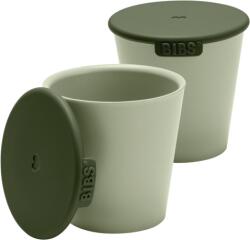 BIBS - Set 2 pahare pentru bebe, Sage (4310250) Set pentru masa bebelusi