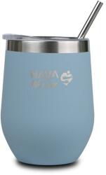 NAVA Cana termoizolanta cu pai Nava 360ml albastru (10-262-101)