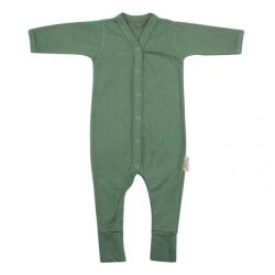 Timboo Salopeta de Corp cu Maneca Lunga, din Bambus Aspen Green 62-68 (TM-BLS62-530) - bebes