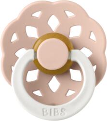 BIBS - Suzeta fosforescenta Boheme GLOW Latex, tetina rotunda, 6 luni +-Blush (220256C)