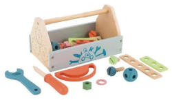 Eco Toys Cutie cu unelte din lemn Ecotoys TL80013 (ed-EDITL80013) Set bricolaj copii