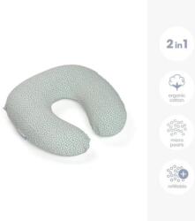 Doomoo - Perna pentru alaptat 2 in 1 Softy Cloudy kaki (S60)