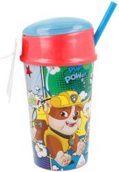 SunCity Cana cu pai, capac si compartiment alimente Paw Patrol 400 ml SunCity STF18901 (cv-STF18901_Albastru)