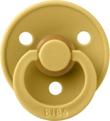 BIBS - Suzeta Colour Latex, tetina rotunda, 0 luni +-Mustard (100254C)