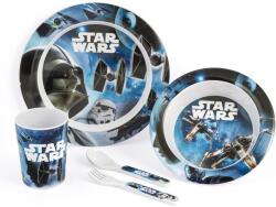 Lulabi Set pentru masa melamina 5 piese Star Wars Rogue One Lulabi 8330500 (cv-8330500_Initiala) Set pentru masa bebelusi