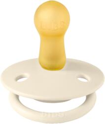 BIBS - Suzeta De Lux Latex, tetina rotunda, 6 luni +-Ivory (1210216C)