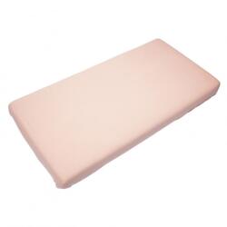 Timboo Cearsaf din Bambus cu Elastic 90 x 200 cm Misty Rose (TM-HL900-531) - bebes