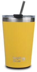 NAVA Cana termoizolanta cu pai Nava 450ml galben (10-262-113)