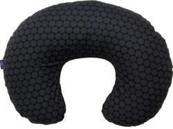 WOMAR Perna pentru gravide si alaptat COMFORT EXCLUSIVE 160 cm cu poliester Womar Zaffiro AN-PK-16CE (cv-AN-PK-16CE_Negru/Gri Inchis)
